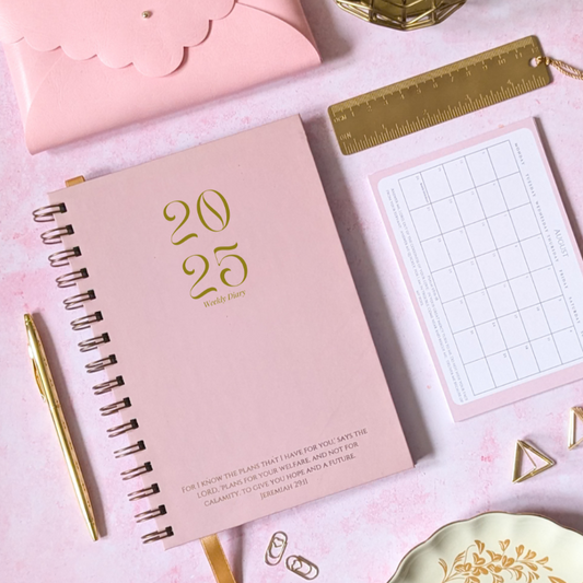 Personalised Luxury Faith 2025 Diary Collection