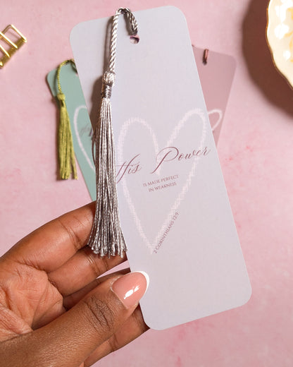 Christian Bookmark | Faith Stationery | His Love & Promises Collection