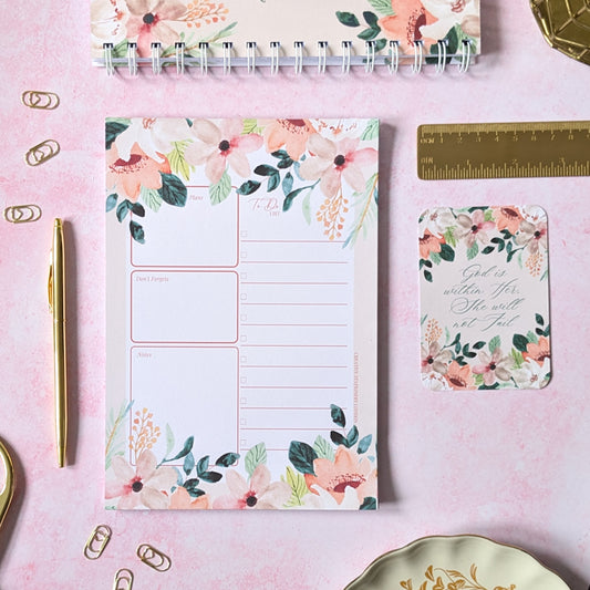 He Will Collection | Desk Planner | Christian Faith Stationery