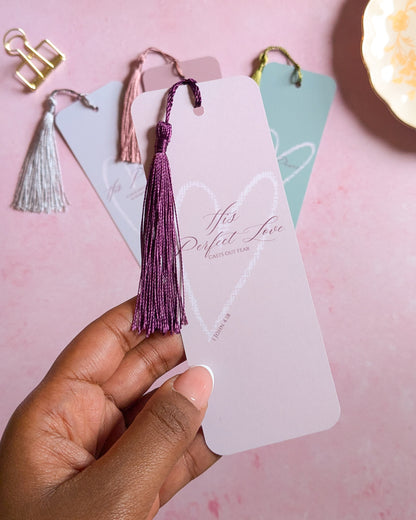 Christian Bookmark | Faith Stationery | His Love & Promises Collection