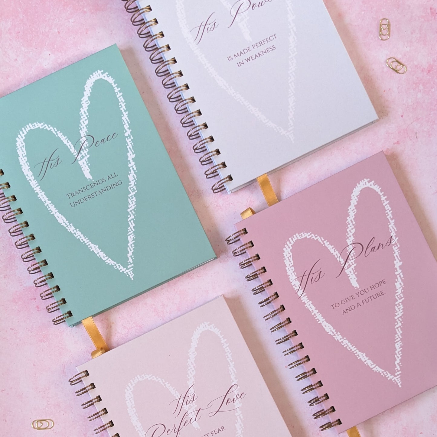 His Perfect Love | 1 John 4 | Daily Journal | Christian Faith Stationery