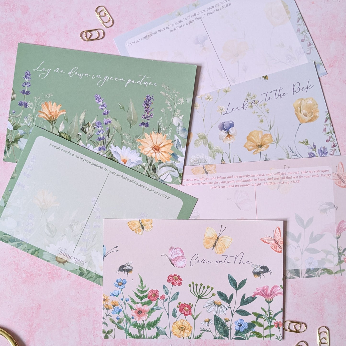 Wildflower Collection | Encouragement Postcards | Christian Faith Stationery