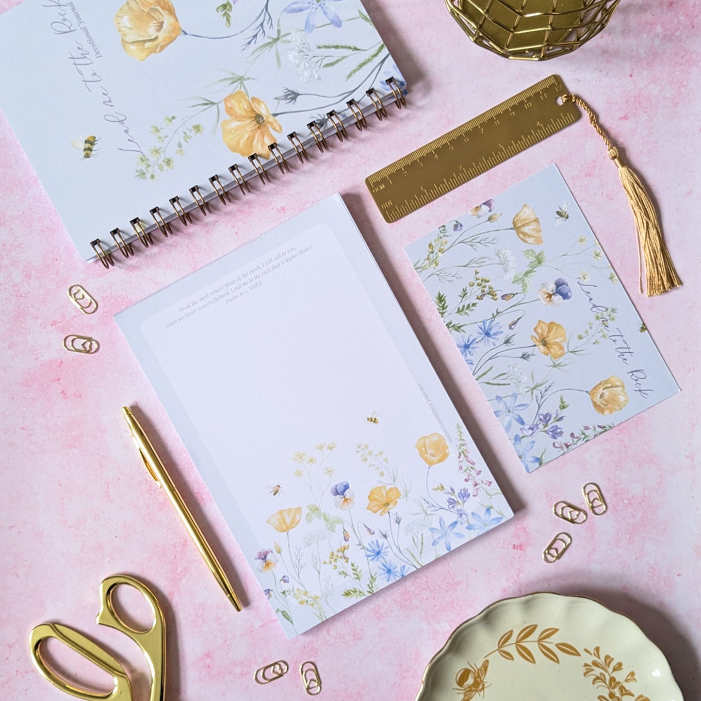 Wildflower Collection | A5 Notepad | Christian Faith Stationery