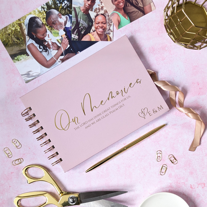 Personalised Stationery | Couple Keepsake Memory Books | Our Memories