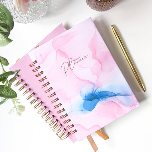 Personalised Undated Planner | Blue