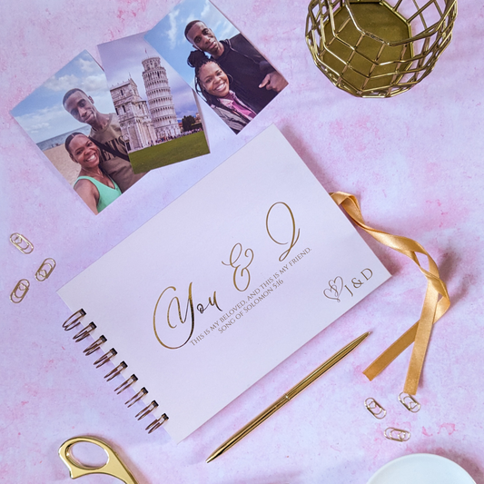 Personalised Couples Memory Book | Wedding Gift | Keepsake Photo Album | You & I