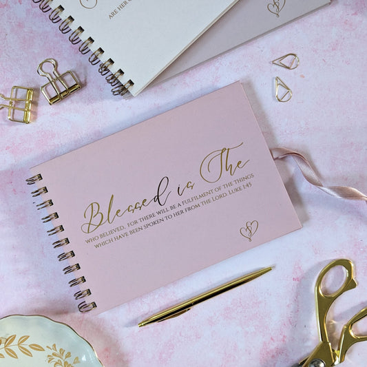 Blessed is She Personalised Memory Book | Faith-Inspired Keepsake