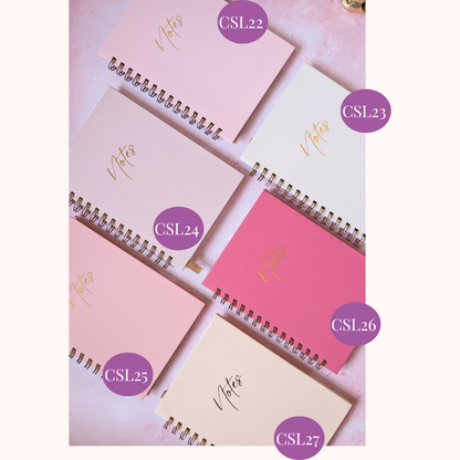 Personalised Notebook & Journal | Spring Sample Sale | Pinks