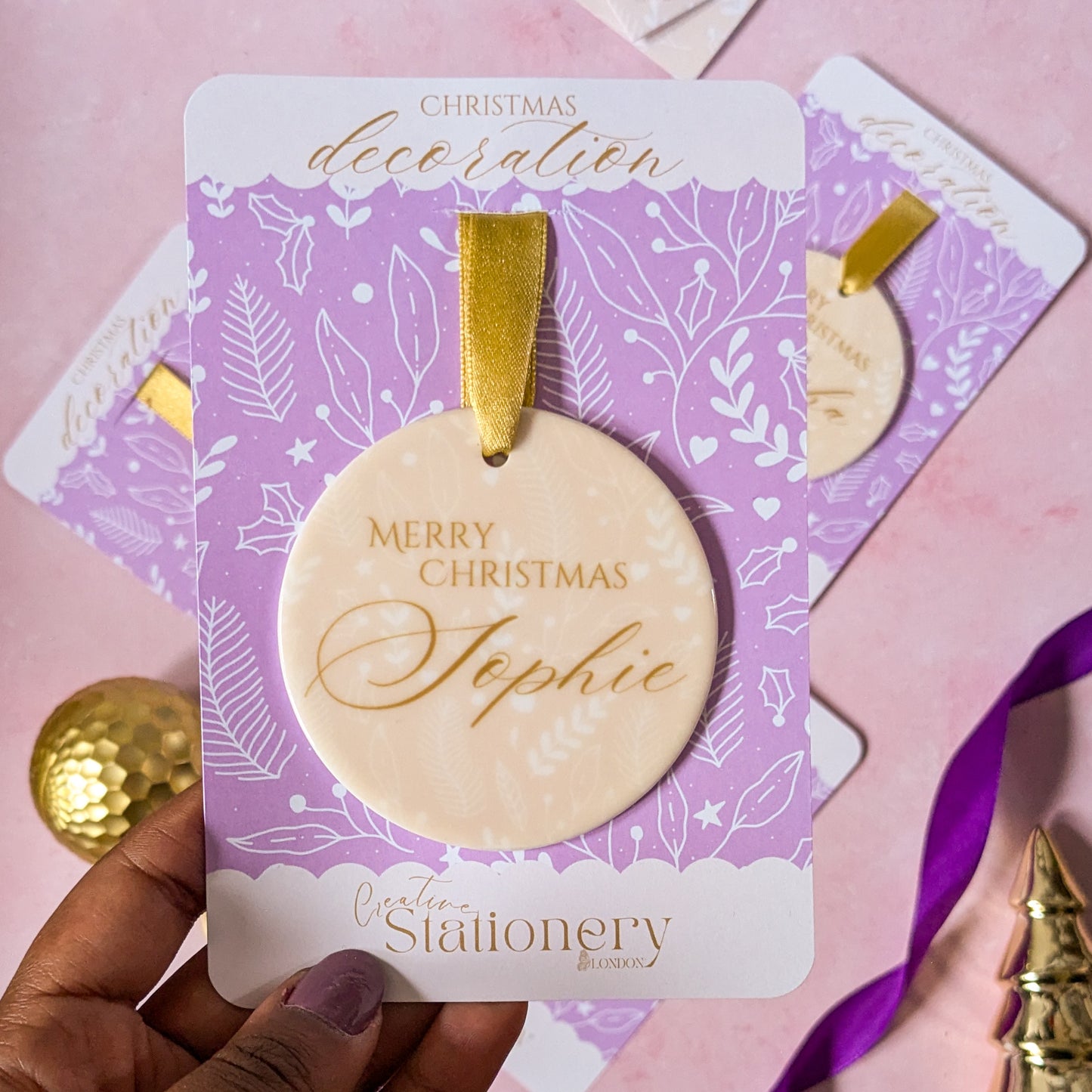 Personalised Keepsake Christmas Ornaments