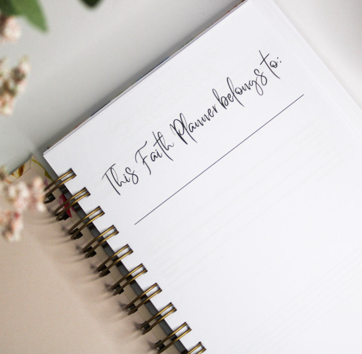 Personalised Undated Faith Planner | Proverbs 31:25