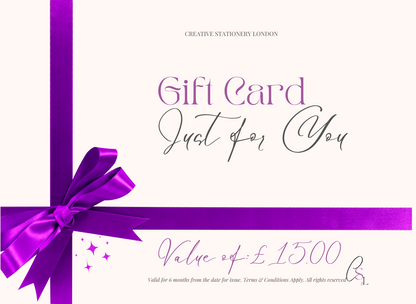 Creative Stationery London | Digital Gift Card