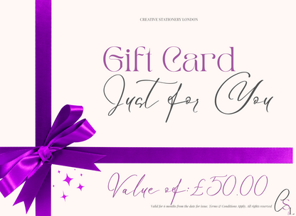 Creative Stationery London | Digital Gift Card